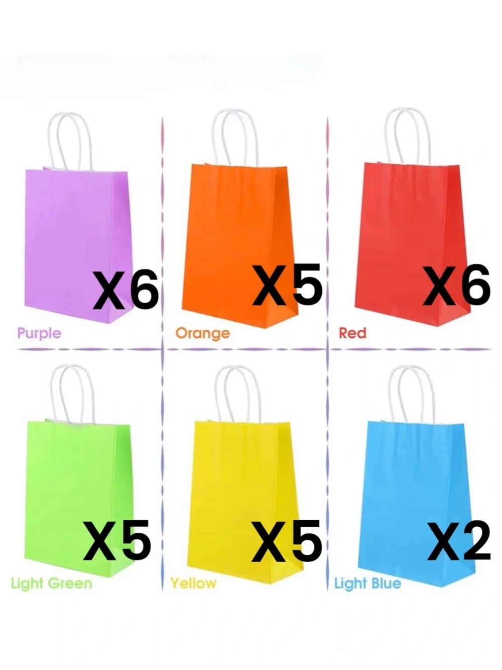 29 Paper Goodie Bags/Gift Bags